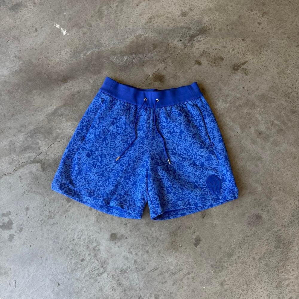 Blue Adidas Paisley Shorts